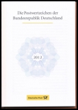 Jahrbuch 2012 Die Postwertzeichen der Bundesrepublik Deutschland ohne Marken