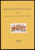 Yearbook 2003 Postage stamps of the Federal Republic of Germany without stamps