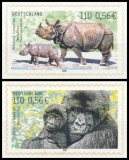 FRG MiNo. 2204-2205 Set ** Endangered Species, self-adhes., from stamp set, MNH