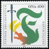 FRG MiNo. 2207 ** Tradition and tradition: Drachenstich Furth in the forest, MNH