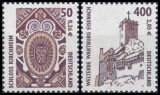 BRD MiNr. 2210-2211 Satz ** Sehenswürdigkeiten (XXIX), postfrisch