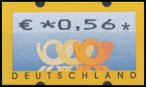 FRG MiNo. ATM 4 , Cent value selection ** Frama labels: Post emblems, MNH