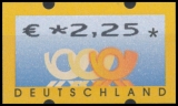 FRG MiNo. ATM 4 , Cent value selection ** Frama labels: Post emblems, MNH