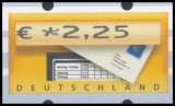 BRD MiNr. ATM 5 Satz 51-225 Cent ** Automatenmarken: Briefkasten, postfrisch