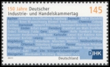 BRD MiNr. 2865 ** 150 Jahre Deutsche Industrie- und Handelskammer IHK, postfr.