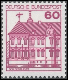 BRD MiNr. 913AII-1143AII Satz ** Burgen & Schlösser, Letterset, postfrisch