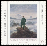 BRD MiNr. 2869 ** Deutsche Malerei (VI): Friedrich, postfr., selbstkl., aus MB