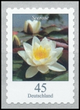 FRG MiNo. 3376 ** Permanent series Flowers: Water Lily, self-adh., stripe, MNH