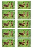 FRG MiNo. FB 75 (3377) ** Animal children: deer, foil sheet, self-adhesive, MNH
