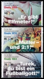 FRG MiNo. 3380-3382 Set ** Sports Aid 2018: Legendary football matches, MNH