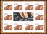 FRG MiNo. MH 110 (3390) ** German bread culture, stamp set, self-adhesive, MNH
