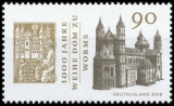 FRG MiNo. 3394 ** 1000 years consecration cathedral to Worms, MNH