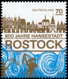 FRG MiNo. 3395 ** 800 years Hanseatic city of Rostock, MNH