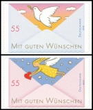 FRG MiNo. 2827-2828 set ** Post: Greeting Stamps (III), MNH, self-adhesive