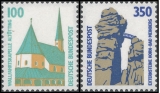FRG MiNo. 1406-1407 set ** Objects worth seeing, MNH