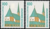 BRD MiNr. 1406C-1406D Satz ** Sehenswürdigkeiten (I), C+D-Wert, postfrisch