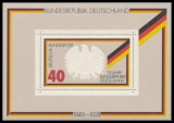 FRG MiNo. Block 10 (807) ** 25 years Federal Republic of Germany, sheetlet, MNH
