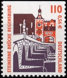 BRD MiNr. 2140C-2140D Satz ** Sehenswürdigkeiten (XXIII): Regensburg, postfrisch