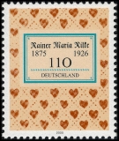 FRG MiNo. 2154 ** 125th birthday of Rainer Maria Rilke, MNH