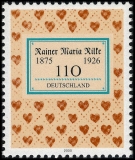 BRD MiNr. 2154 ** 125. Geburtstag von Rainer Maria Rilke, postfrisch