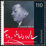 FRG MiNo. 2101 ** 75th anniversary of the death of Friedrich Ebert, MNH
