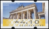 FRG MiNr. ATM 6 set 45-410 Euro cent ** Frama labels: Brandenburg Gate, MNH