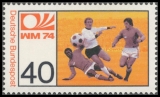 BRD MiNr. 811-812 Satz ** Fußballweltmeisterschaft Deutschland, postfrisch