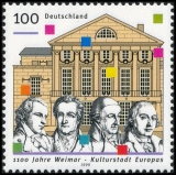 BRD MiNr. 2028 ** 1100 Jahre Weimar - Kulturhauptstadt Europas 1999, postfrisch