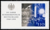 BRD MiNr. 2051-2054 (aus Bl. 49) ** 50 Jahre Bundesrepublik Deutschland, postfr.