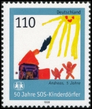 BRD MiNr. 2062 ** 50 Jahre SOS-Kinderdörfer, postfrisch