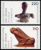 FRG MiNo. 2063-2064 set ** Cultural Foundation of the countries: Artworks, MNH