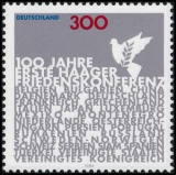 FRG MiNo. 2066 ** 100th anniversary of the First Hague Peace Conference, MNH