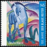 FRG MiNo. 2911 ** 100th anniversary of the artist group The blue rider, MNH