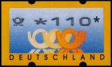 FRG MiNr. ATM 3 set 100-440 German pfennig ** Frama labels: post horn, MNH