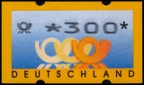 FRG MiNr. ATM 3 set 100-440 German pfennig ** Frama labels: post horn, MNH