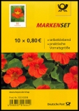 FRG MiNo. FB 89 (3482) ** Series Flowers: Nasturtium, foil sheet, self-adh., MNH