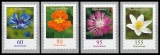 FRG MiNo. 3481-3484 set ** permanent series flowers, self-adhesive, MNH