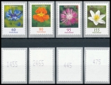 FRG MiNo. 3481-3484 set ** permanent series flowers, self-adhesive, MNH