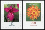 FRG MiNo. 3489-3490 set ** Flowers: Wildgladiolus & Hawkweed, self-adh., MNH