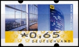 FRG MiNr. ATM 7 set 15-170 Euro cent ** Frama labels: Post Tower, VS 1, MNH