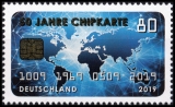 FRG MiNo. 3494 ** 50 years chip card, MNH