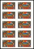 FRG MiNo. FB 94 (3500) ** Christmas 2019, foil sheet, self-adhesive, MNH