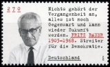 FRG MiNo. 3502 ** Series Upright Democrats: Fritz Bauer, MNH