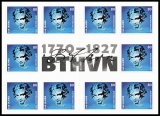 FRG MiNo. MH 116 (3520) ** 250th birthday Beethoven, stamp set, self-adh., MNH