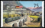 FRG MiNo. 2951 ** 100 years Mittenwaldbahn, MNH