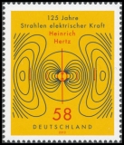 BRD MiNr. 3036 ** 125. Jahrestag Veröffentlichung Abhandlung Hertz, postfrisch